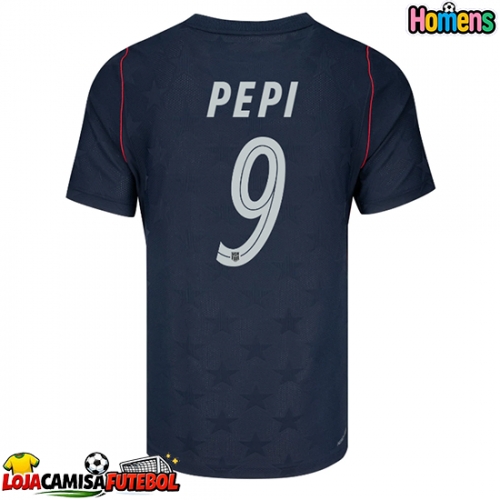 Camisa de Futebol Estados Unidos Ricardo Pepi #9 Equipamento Secundário Mundo 2026 Manga Curta